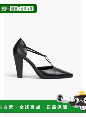 1h可退 香港直邮toteme 女士 皮质浅口鞋 241WAS1265LE0014001BLA