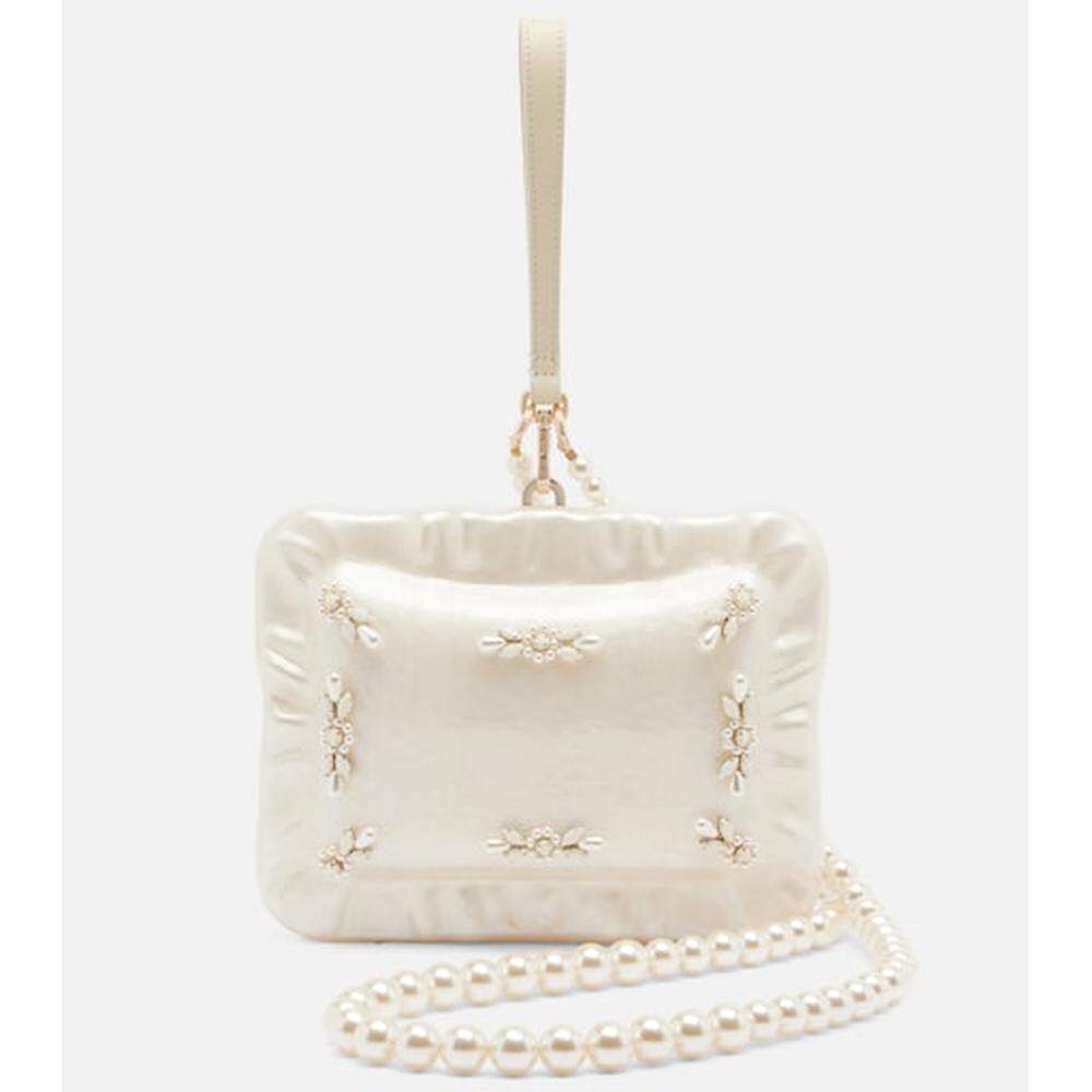 香港直邮Simone Rocha 蒙娜 罗莎 女士 Pillowcase 人造珍珠手包