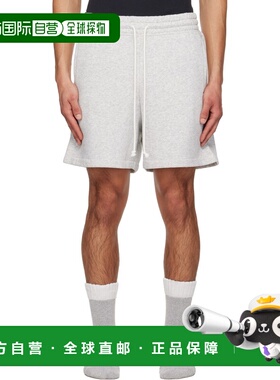 1h可退 香港直邮SKIMS 男士 灰色 Cotton Fleece Relaxed 短裤 BO