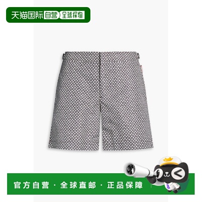 香港直邮Orlebar Brown 男士 Bulldog 印花泳裤 279594TRUFFLEWHI