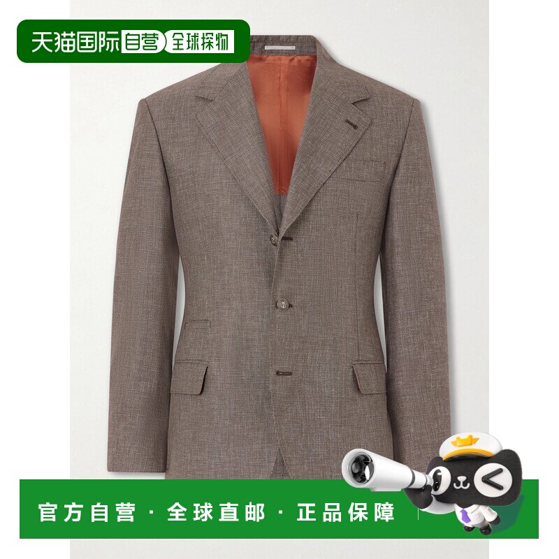 香港直邮Brunello Cucinelli 布内罗 古奇拉利 男士 羊毛西装外套