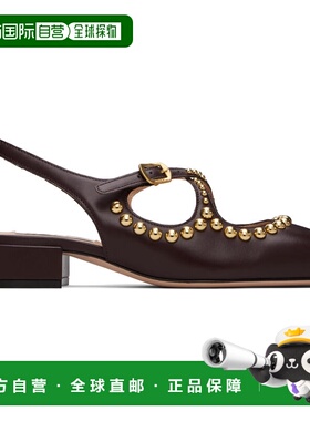 1h可退 香港直邮Bally 巴利 女士 棕色 rina 低跟鞋 WP3005VT965