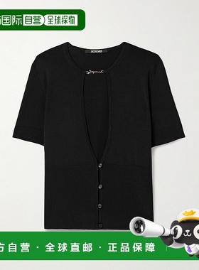 香港直邮Jacquemus 女士 Pralù 精饰剪口针织上衣 24H243KN47023