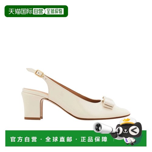 香港直邮Salvatore Ferragamo Vara 蝴蝶结露跟高跟凉鞋 01L130