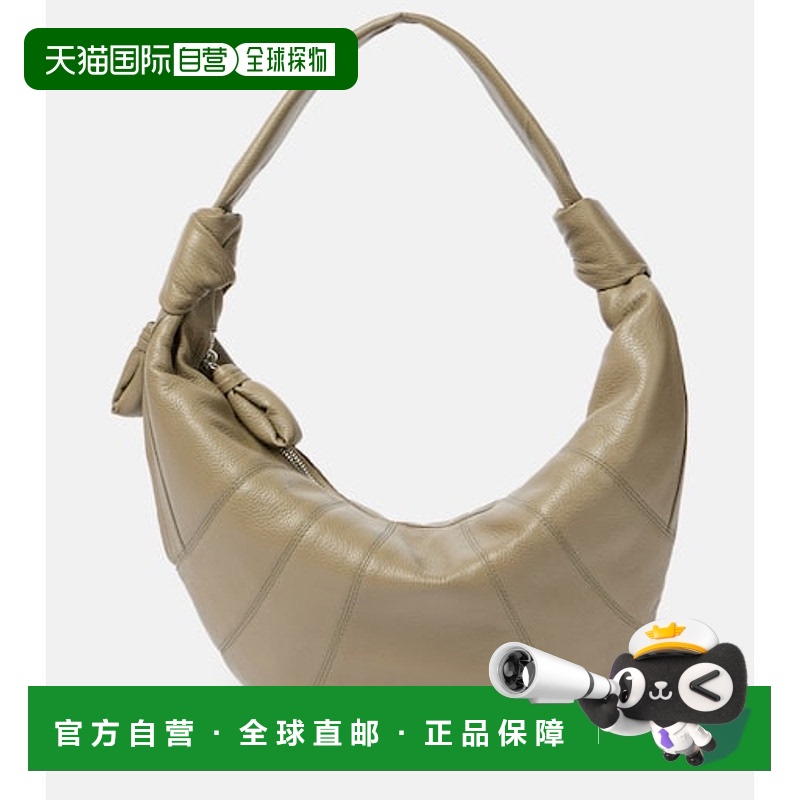 香港直邮Lemaire 女士 Fortune 牛角包形皮革肩包