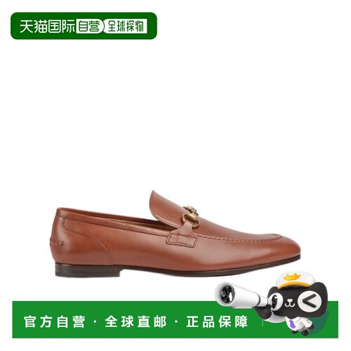 1h可退 香港直邮Gucci Jordaan马衔扣乐福鞋 406994BLM00一脚蹬