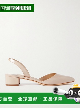 香港直邮MANOLO BLAHNIK 莫罗 伯拉尼克 女士 Aspro 30 漆皮浅口