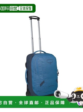 自营欧洲直邮Osprey Transporter Wheeled Carry On男女蓝色尼龙