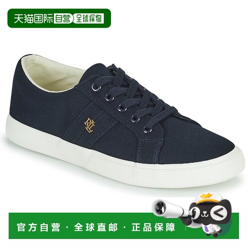 欧洲直邮Lauren Ralph Lauren 拉夫劳伦 女鞋 低帮板鞋 春夏 蓝色