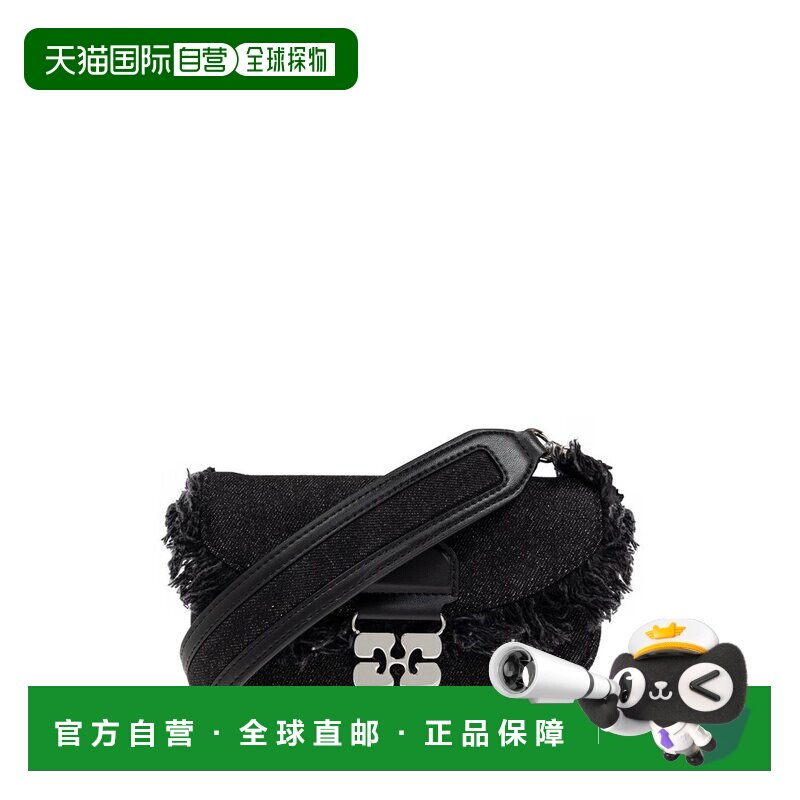 1h可退 香港直邮GANNI 甘尼 女士 迷你 Apo-G 牛仔链条钱包 A6911