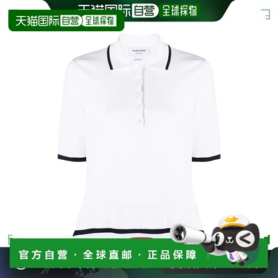 1h可退 香港直邮Thom Browne 汤姆 布朗 女士 短袖Polo衫 FKP101A