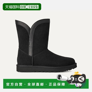 自营欧洲直邮UGG Classic女士黑色靴子女靴