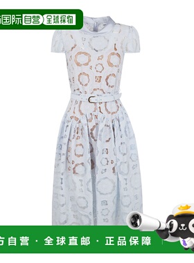 1h可退 香港直邮Self-Portrait 花卉蕾丝中长连衣裙 RS26167MB