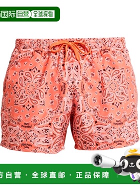 香港直邮Moschino 莫斯奇诺 男士 泳裤 orange橙色 舒适时尚