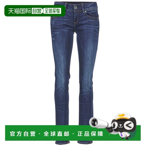 欧洲直邮G-Star Raw 女士 MIDGE SADDLE MID STRAIGHT 牛仔裤 蓝