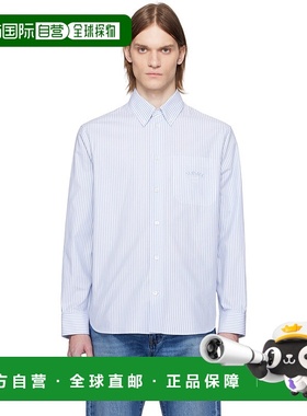 1h可退 香港直邮Versace 范思哲 男士 蓝色 & 白色 Informal Stri