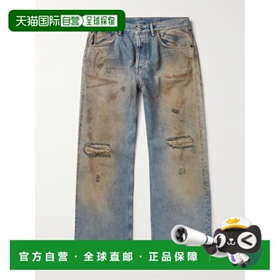 艾克妮 Studios 男士 2021M B00 1h可退 做旧牛仔裤 Acne