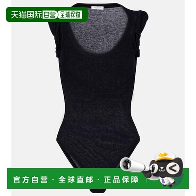 香港直邮alaia 女士 罗纹针织连体衣 black黑色 舒适时尚