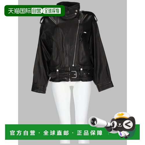 1h可退 香港直邮ISABEL MARANT 女士皮衣 VE0744FAD3B04I01BK AW2