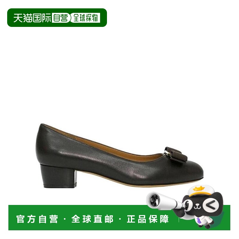 香港直邮Salvatore Ferragamo 蝴蝶结高跟鞋 0591981菲拉格慕