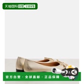 Roi 香港直邮valentino 金属感皮质芭蕾 Valet 华伦天奴 女士