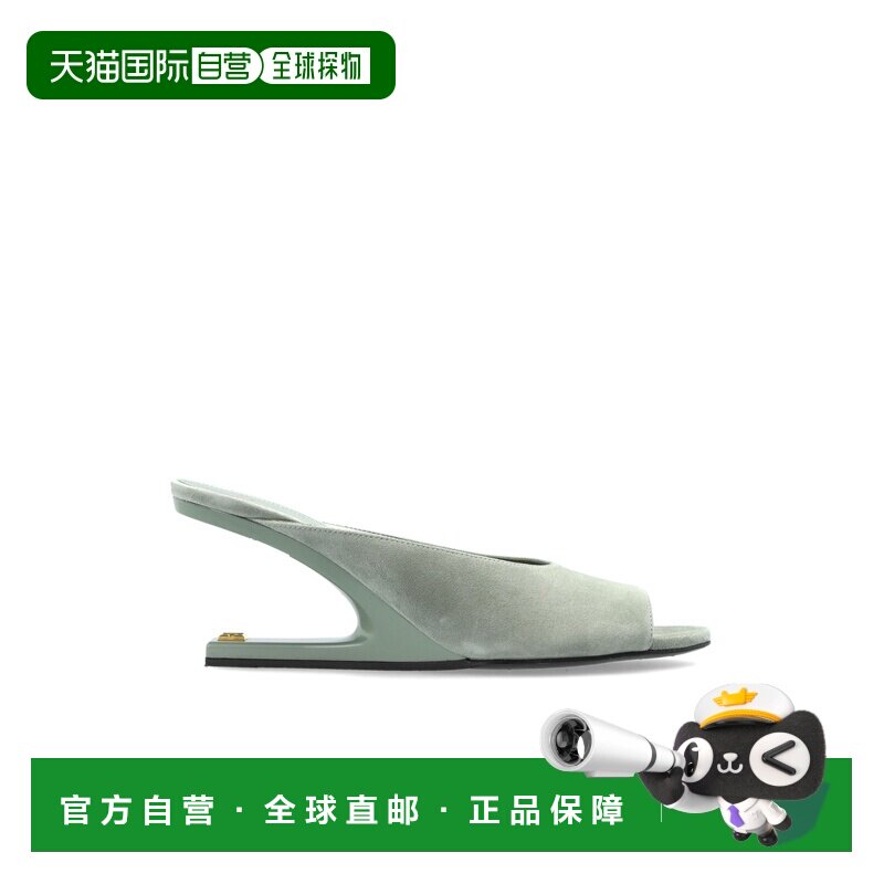 香港直邮BALMAIN 女士凉鞋 GN0UR243LCMK7FR SS2026 绿色 Suede w