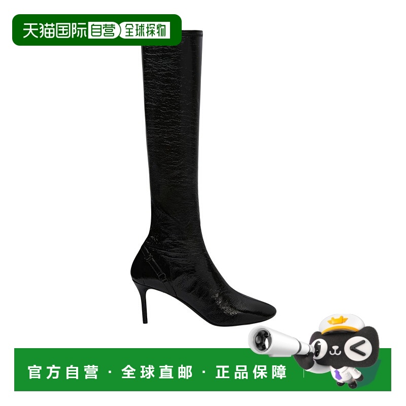 香港直邮Courreges 圆头长筒靴 424SBT043VY0009