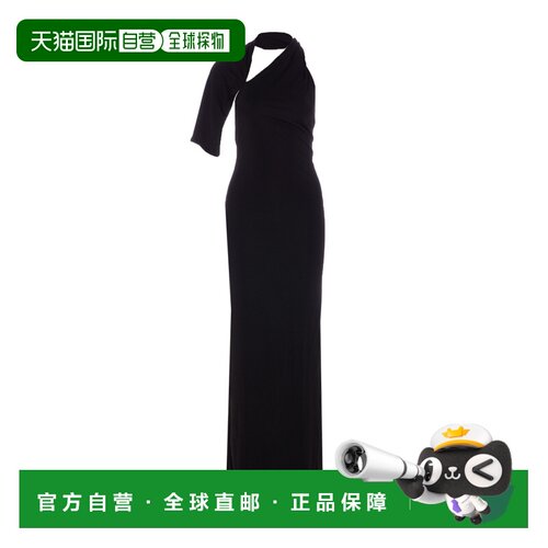 1h可退 欧洲直邮KHAITE 女士连衣裙 54614132200 CO 黑色 Roza dr