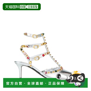 香港直邮valentino 华伦天奴 女士 浅口鞋 metal金属色 舒适时尚