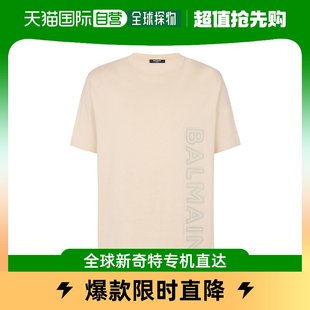 logo 压花短袖 香港直邮Balmain 恤 BH0EG010BC22