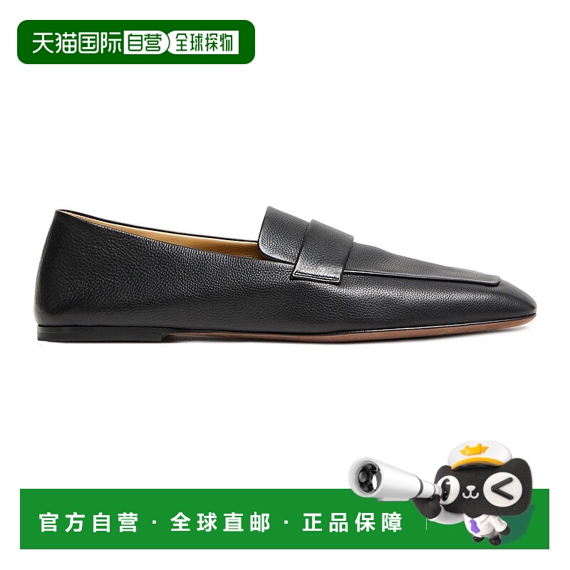 1h可退 香港直邮The Row 女士 方形便鞋 black黑色 舒适时尚