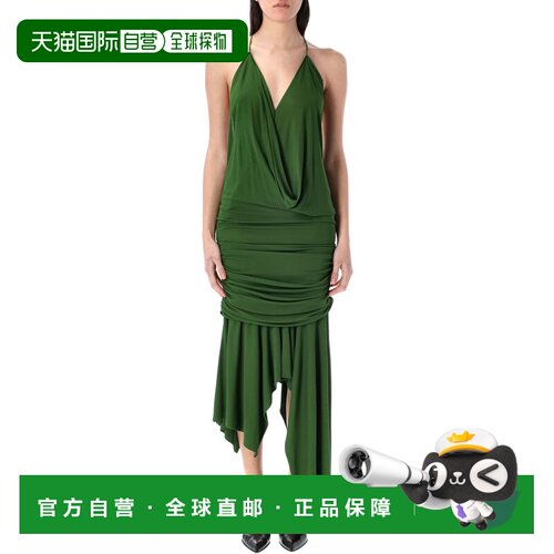 香港直邮ACNE STUDIOS 女士连衣裙 A20787AAX AW2025 绿色 Fn-Wn-