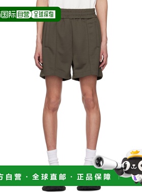 1h可退 香港直邮Palm Angels 棕榈天使 男士 灰色 Curved Logo 短