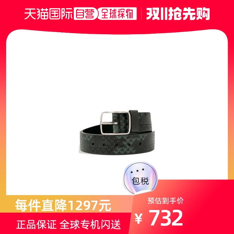 香港直邮Armani Jeans 徽标皮带 A6108B7