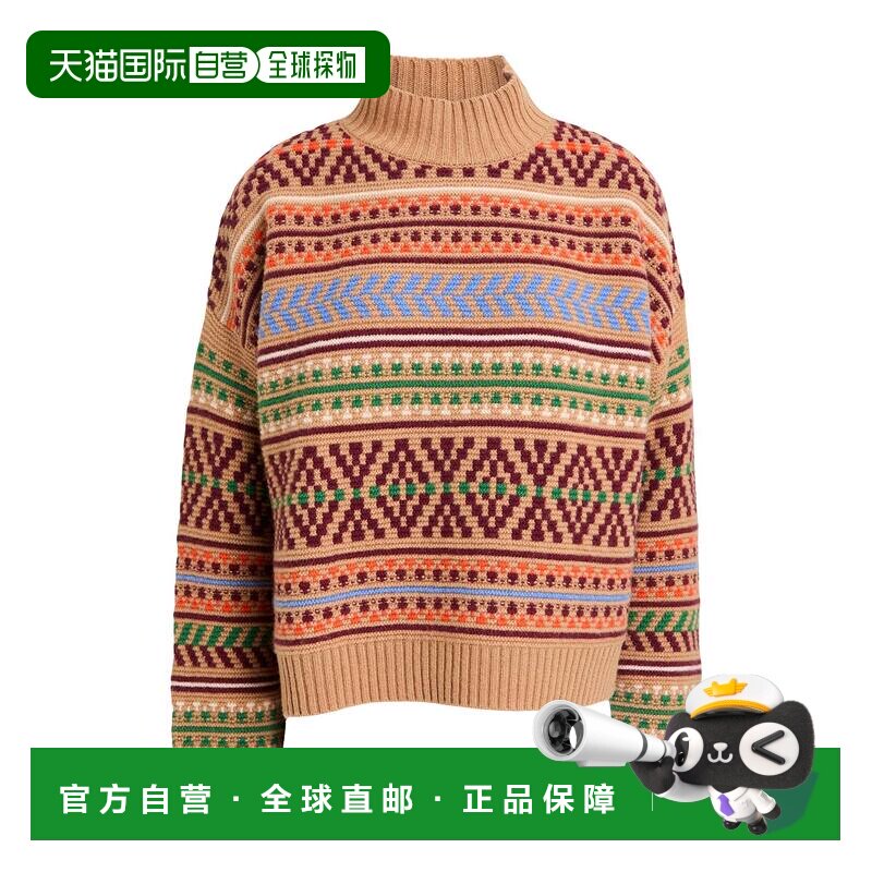 1h可退 香港直邮Weekend Max Mara 女士 高领上衣 beige米色 舒适