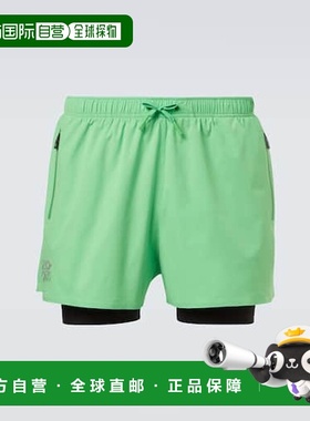 1h可退 香港直邮LOEWE 罗意威 男士 x 跑步短裤 green绿色 舒适时