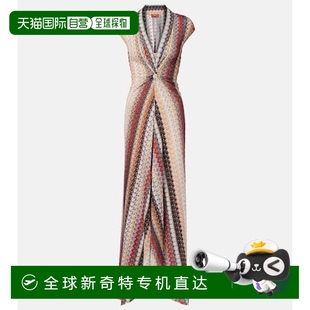 金银锦缎长款 1h可退 女士 香港直邮MISSONI 连衣裙 米索尼