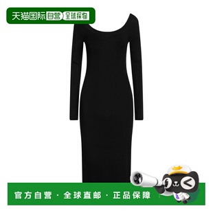 white 舒适时尚 女士 black黑色 包臀裙 中长连衣裙 香港直邮off