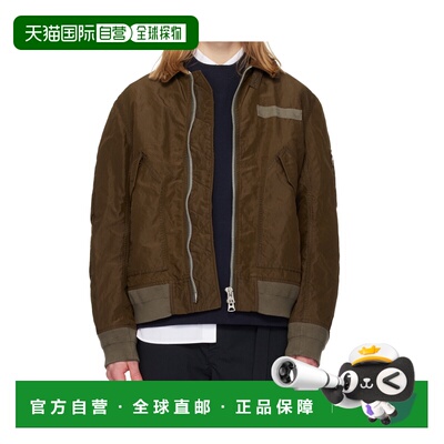 1h可退 香港直邮Sacai Treated Nylon Twill 飞行员夹克 2603913M