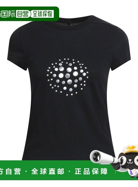 香港直邮rick owens 瑞克 欧文斯 女士 T恤 black黑色 舒适时尚