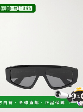 1h可退 香港直邮alaia 女士 面具D形框醋纤太阳眼镜 AA0092S001