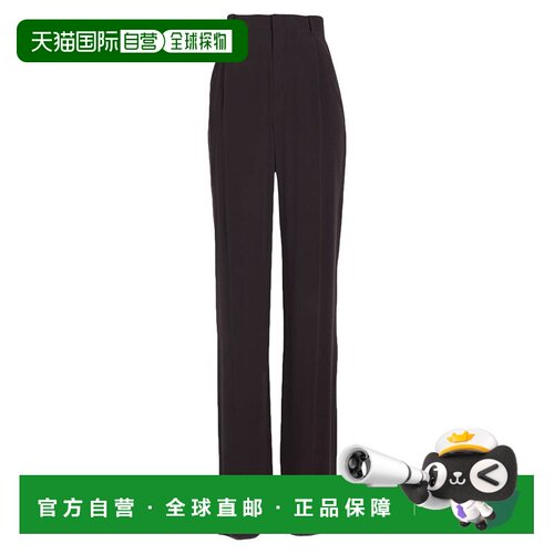 香港直邮Saint Laurent 圣罗兰 女士 休闲长裤 brown棕色 舒适时