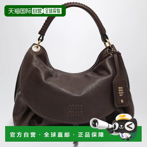 香港直邮MIU MIU 女士手提包 5BC219OOO2BBLF0NBL AW2026 棕色