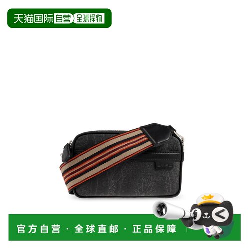 1h可退 香港直邮ETRO 男士斜挎包 MP1C0002AA012N0000 SS2026 黑