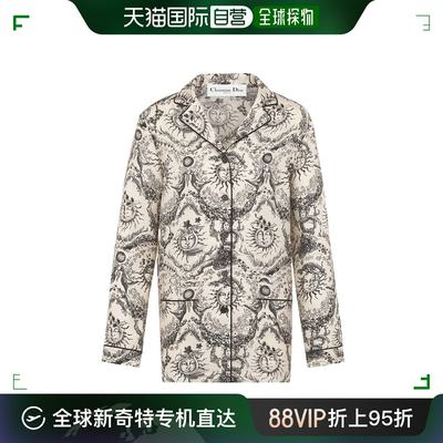香港直邮Dior 睡衣式长袖衬衫 421V33A6366