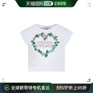 女童 短袖 51C61 T恤童装 Ferragni 嘉拉 香港直邮Chiara 法拉格尼