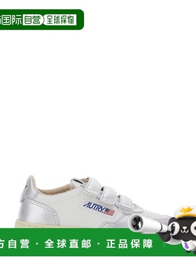 香港直邮AUTRY 婴儿 'Kidstripes' Blend 白色低帮带Logo拼接鞋舌