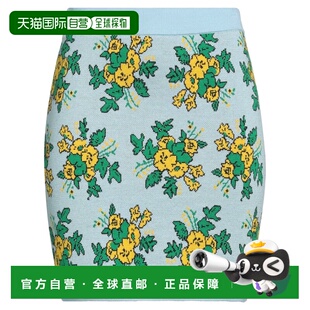 香港直邮kenzo 高田贤三 女士 迷你半身裙 blue蓝色 舒适时尚