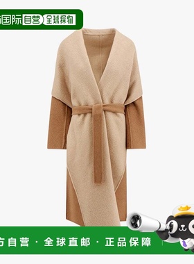 1h可退 香港直邮MaxMara 麦斯玛拉 女士 Senna 腰帶雙面大衣 2310