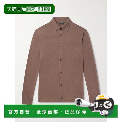 1h可退香港直邮zegna 杰尼亚 男士 Casheta 衬衫 UGJ90A2145M96开